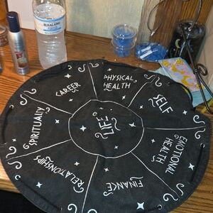 Witch Casket Circle Cloth For Altar Or Pendulum